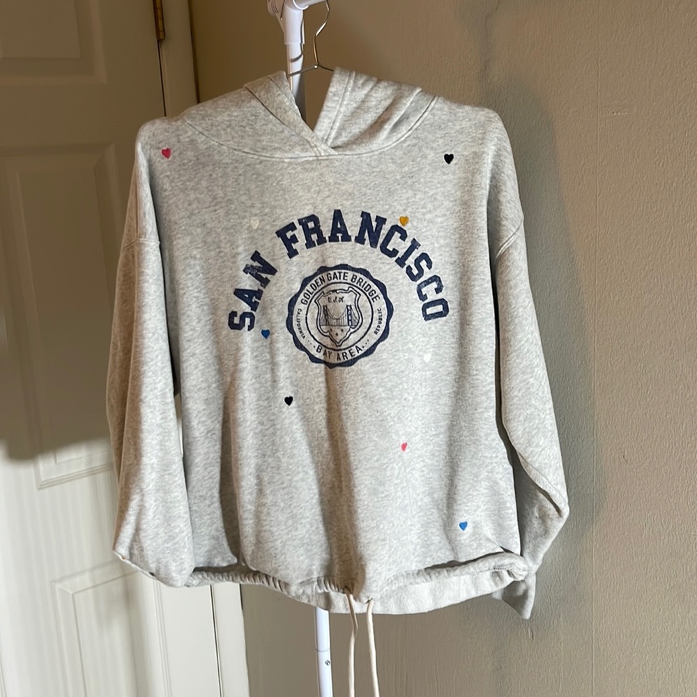 Gap hoodie with hearts